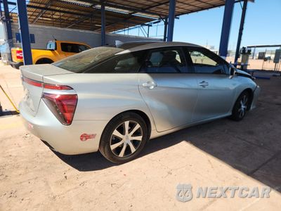 Trzecie zdjęcie samochodu z tyłu: 2017 TOYOTA MIRAI VIN:JTDBVRBD9HA003452 - miniatura