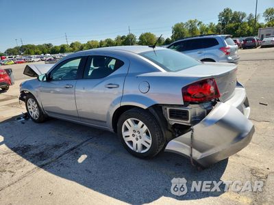 Drugie zdjęcie samochodu z przodu: 2014 DODGE AVENGER SE VIN:1C3CDZAB4EN140587 - miniatura