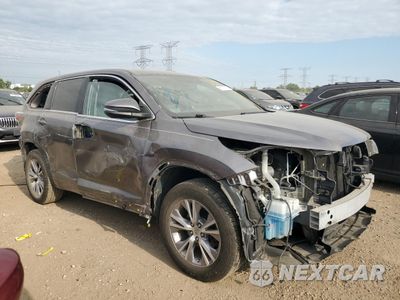 Czwarte zdjęcie samochodu z boku: 2014 TOYOTA HIGHLANDER LE VIN:5TDBKRFH1ES067344 - miniatura