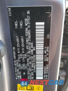 Zdjęcie 13 z 13 samochodu: 2015 LEXUS NX 200T VIN:JTJYARBZ5F2002580 - miniatura