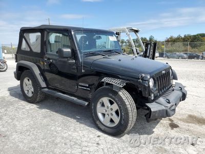 Czwarte zdjęcie samochodu z boku: 2017 JEEP WRANGLER SPORT VIN:1C4AJWAG8HL721628 - miniatura