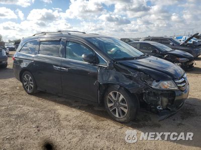 Czwarte zdjęcie samochodu z boku: 2015 HONDA ODYSSEY TOURING VIN:5FNRL5H95FB052149 - miniatura
