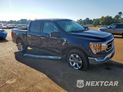Czwarte zdjęcie samochodu z boku: 2022 FORD F150 SUPERCREW VIN:1FTFW1ED4NFB54421 - miniatura