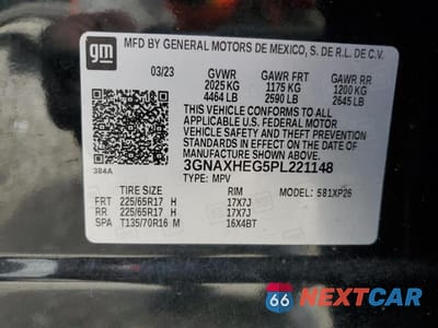 Zdjęcie 12 z 12 samochodu: 2023 CHEVROLET EQUINOX LS VIN:3GNAXHEG5PL221148 - miniatura