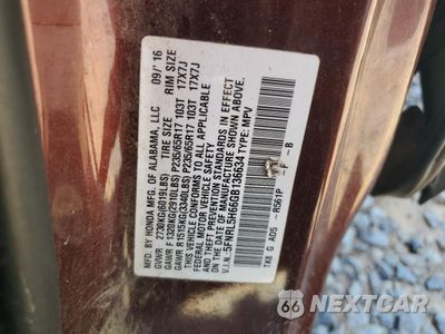 Zdjęcie 13 z 14 samochodu: 2016 HONDA ODYSSEY EXL VIN:5FNRL5H66GB136634 - miniatura