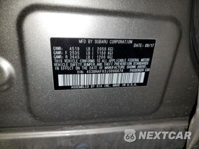 Zdjęcie 12 z 12 samochodu: 2018 SUBARU LEGACY 2.5I PREMIUM VIN:4S3BNAF63J3006676 - miniatura