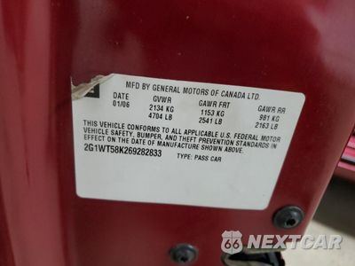 Zdjęcie 12 z 14 samochodu: 2006 CHEVROLET IMPALA LT VIN:2G1WT58K269282833 - miniatura