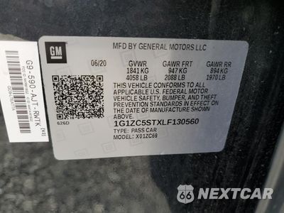 Zdjęcie 12 z 15 samochodu: 2020 CHEVROLET MALIBU LS VIN:1G1ZC5STXLF130560 - miniatura