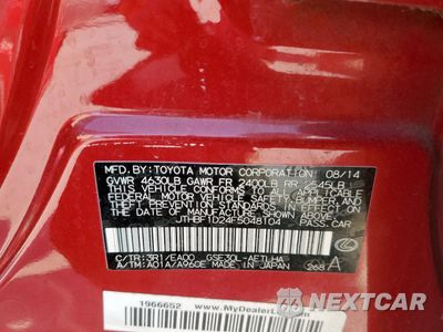 Zdjęcie 12 z 12 samochodu: 2015 LEXUS IS 250 VIN:JTHBF1D24F5048104 - miniatura