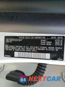 Zdjęcie 10 z 10 samochodu: 2013 VOLVO S60 T5 VIN:YV1612FH3D2218647 - miniatura