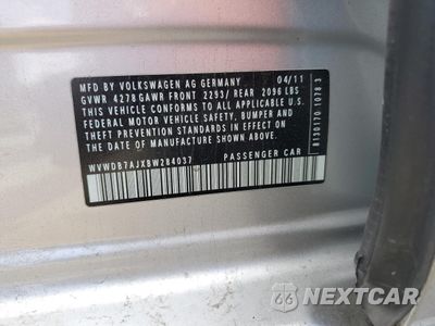 Zdjęcie 12 z 12 samochodu: 2011 VOLKSWAGEN GOLF VIN:WVWDB7AJXBW284037 - miniatura