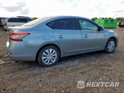 Trzecie zdjęcie samochodu z tyłu: 2013 NISSAN SENTRA S VIN:3N1AB7AP0DL726293 - miniatura