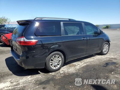 Trzecie zdjęcie samochodu z tyłu: 2016 TOYOTA SIENNA XLE VIN:5TDYK3DC8GS723282 - miniatura