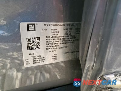 Zdjęcie 14 z 15 samochodu: 2021 GMC YUKON DENALI VIN:1GKS2DKL1MR303991 - miniatura