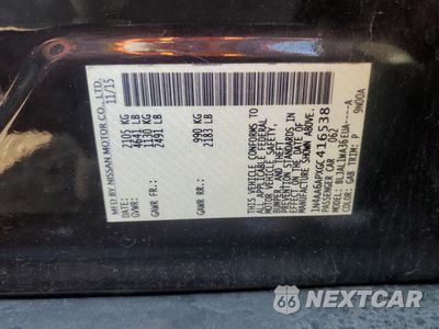 Zdjęcie 13 z 15 samochodu: 2016 NISSAN MAXIMA 3.5S VIN:1N4AA6APXGC416538 - miniatura
