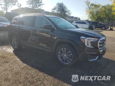 Czwarte zdjęcie samochodu z boku: 2023 GMC TERRAIN SLT VIN:3GKALVEG0PL114337 - miniatura