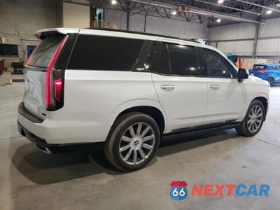 Trzecie zdjęcie samochodu z tyłu: 2022 CADILLAC ESCALADE PREMIUM LUXURY PLATINUM VIN:1GYS4DKL6NR166032 - miniatura