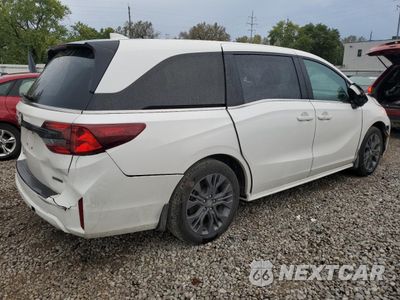 Trzecie zdjęcie samochodu z tyłu: 2025 HONDA ODYSSEY TOURING VIN:5FNRL6H8XSB006064 - miniatura