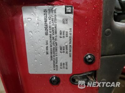 Zdjęcie 12 z 12 samochodu: 2007 CHEVROLET MALIBU LT VIN:1G1ZT58N47F247159 - miniatura