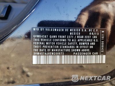 Zdjęcie 12 z 14 samochodu: 2014 VOLKSWAGEN JETTA GLI VIN:3VW4S7AJ6EM208672 - miniatura