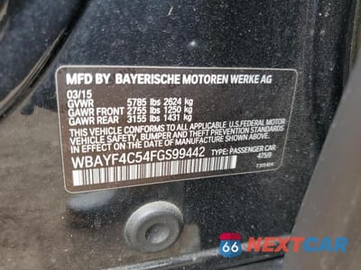 Zdjęcie 12 z 12 samochodu: 2015 BMW 740 LXI VIN:WBAYF4C54FGS99442 - miniatura
