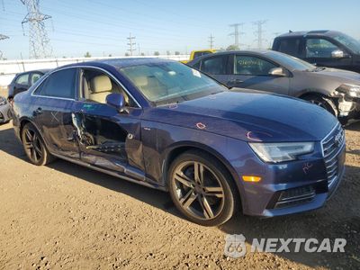 Czwarte zdjęcie samochodu z boku: 2017 AUDI A4 PREMIUM PLUS VIN:WAUENAF41HN054264 - miniatura