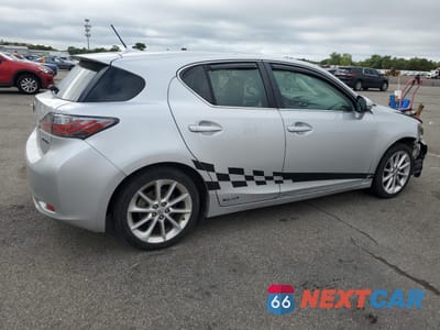 Trzecie zdjęcie samochodu z tyłu: 2011 LEXUS CT 200 VIN:JTHKD5BH6B2040165 - miniatura