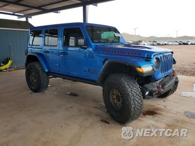 Czwarte zdjęcie samochodu z boku: 2022 JEEP WRANGLER UNLIMITED RUBICON VIN:1C4JJXFM0NW121524 - miniatura