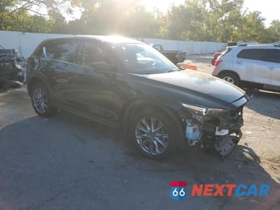 Czwarte zdjęcie samochodu z boku: 2021 MAZDA CX-5 GRAND TOURING RESERVE VIN:JM3KFBAY1M0392460 - miniatura