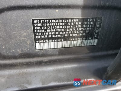 Zdjęcie 12 z 12 samochodu: 2011 VOLKSWAGEN GOLF VIN:WVWDM7AJ7BW325119 - miniatura