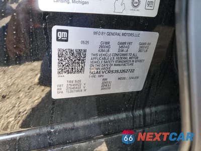 Zdjęcie 13 z 14 samochodu: 2025 BUICK ENCLAVE AVENIR VIN:5GAEVCRS3SJ262722 - miniatura