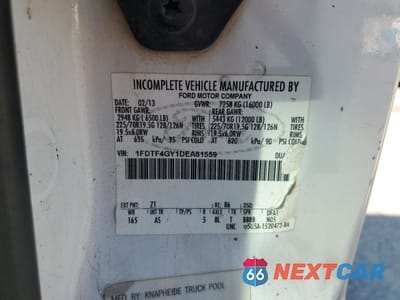 Zdjęcie 13 z 13 samochodu: 2013 FORD F450 SUPER DUTY VIN:1FDTF4GY1DEA81559 - miniatura