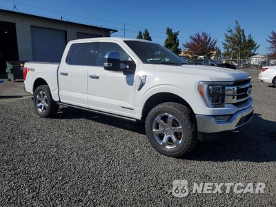 Czwarte zdjęcie samochodu z boku: 2021 FORD F150 SUPERCREW VIN:1FTFW1ED9MFB49343 - miniatura