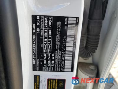 Zdjęcie 12 z 12 samochodu: 2018 MERCEDES-BENZ GLC 300 4MATIC VIN:WDC0G4KB4JV091466 - miniatura