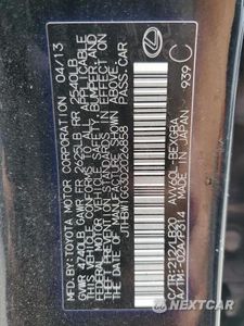 Zdjęcie 12 z 12 samochodu: 2013 LEXUS ES 300H VIN:JTHBW1GG3D2026858 - miniatura