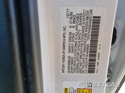 Zdjęcie 12 z 12 samochodu: 2018 HONDA ACCORD LX VIN:1HGCV1F19JA069626 - miniatura