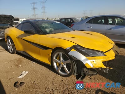 Czwarte zdjęcie samochodu z boku: 2019 FERRARI PORTOFINO VIN:ZFF89FPA1K0242634 - miniatura
