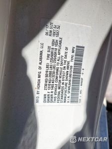 Zdjęcie 14 z 17 samochodu: 2018 HONDA ODYSSEY TOURING VIN:5FNRL6H87JB015769 - miniatura