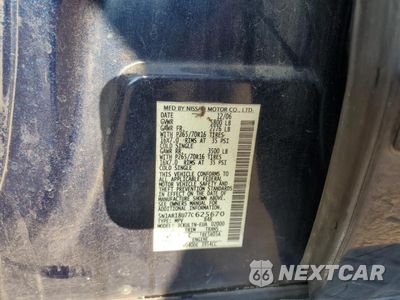 Zdjęcie 13 z 15 samochodu: 2007 NISSAN PATHFINDER LE VIN:5N1AR18U77C625670 - miniatura