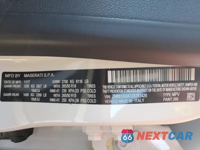 Zdjęcie 14 z 17 samochodu: 2018 MASERATI LEVANTE VIN:ZN661XUA7JX283426 - miniatura