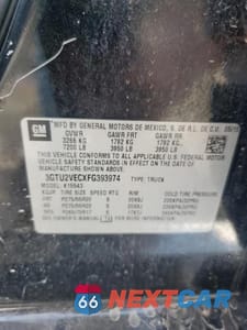 Zdjęcie 12 z 12 samochodu: 2015 GMC SIERRA K1500 SLT VIN:3GTU2VECXFG393974 - miniatura
