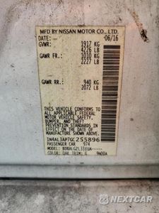 Zdjęcie 12 z 12 samochodu: 2016 NISSAN ALTIMA 2.5 VIN:1N4AL3AP7GC255896 - miniatura