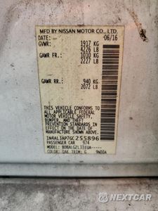 Zdjęcie 12 z 14 samochodu: 2016 NISSAN ALTIMA 2.5 VIN:1N4AL3AP7GC255896 - miniatura