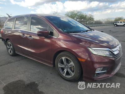 Czwarte zdjęcie samochodu z boku: 2018 HONDA ODYSSEY TOURING VIN:5FNRL6H86JB019585 - miniatura