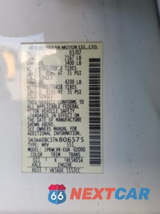 Zdjęcie 14 z 14 samochodu: 2007 INFINITI QX56 VIN:5N3AA08C37N806575 - miniatura