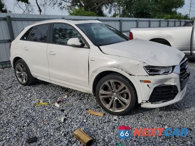 Czwarte zdjęcie samochodu z boku: 2018 AUDI Q3 PREMIUM VIN:WA1BCCFS7JR006363 - miniatura