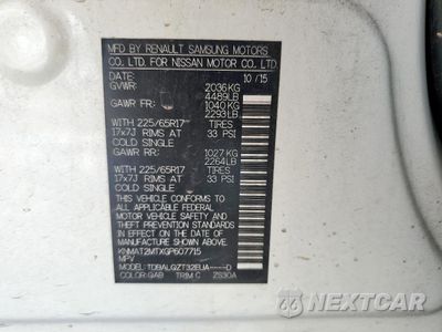 Zdjęcie 12 z 12 samochodu: 2016 NISSAN ROGUE S VIN:KNMAT2MTXGP607715 - miniatura