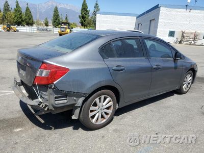 Trzecie zdjęcie samochodu z tyłu: 2012 HONDA CIVIC EX VIN:19XFB2F84CE381943 - miniatura