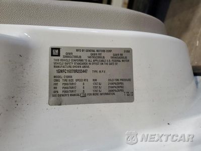 Zdjęcie 13 z 13 samochodu: 2008 CHEVROLET SUBURBAN VIN:1GNFC16078R203447 - miniatura