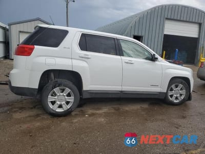 Trzecie zdjęcie samochodu z tyłu: 2012 GMC TERRAIN SLE VIN:2GKALMEK8C6274754 - miniatura